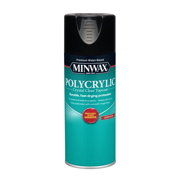 Minwax Polycrylic Protective Finish, Clear Gloss, Clear, 11.5 oz
