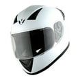 thumbnail image 6 of 1Storm Motorcycle Youth Kids Street Dirt Bike ATV BMX MX Go Cart Karting Full Face Helmet with LED Tail Light: LED-B15 Glossy White, 6 of 9
