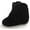 A02/Black, variant on Baby Girls Cowboy Tassel Boots Side Zipper Moccasins Soft Bottom Non-Slip Toddler Shoes