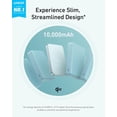 thumbnail image 2 of Anker Ultra-Slim 10,000mAh Magnetic Battery Pack, MagGo Power Bank, Qi2 Certified 15W Ultra-Fast MagSafe Compatible Portable Charger, Ergonomic Design, 2 of 5