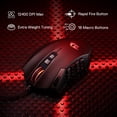 thumbnail image 2 of Ratón para juegos Redragon M921 12400 DPI con cable RGB con 18 botones, 2 of 9
