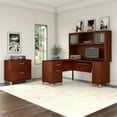 thumbnail image 5 of Bush Furniture Somerset 60W L Desk with Hutch & File Cabinet in Cherry, 5 of 5