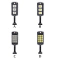 thumbnail image 4 of Yuarrent Luz solar de pared Sensor exterior Iluminación impermeable 2400mAh Lámparas de inducción de cuerpo súper brillante Control remoto para Iluminación y accesorios 75 mazorcas Yuarrent HA073508-02, 4 of 6