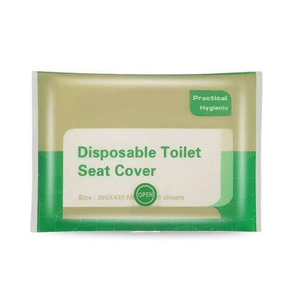 SharkTRUE Toplive Pack Toilet Seat Covers Paper Flushable,Travel Disposable Flushable Paper Toilet Seat Covers for Adults and Kids Potty Training in Public Restrooms,Airplane,Camping(L,xcm,x. inch)