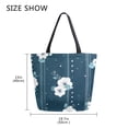 thumbnail image 6 of DIXRUYEE Tote Bag Women Weekender Travel Bag Shoulder Handbag Midnight Floral Stripe Elegance Printed, 6 of 10