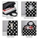 thumbnail image 3 of Disketp Black and White Polka Dot Mochila Ligera e Impermeable, Mochila de Día Resistente para Viajes, Senderismo y Uso Diario para Hombre y Mujer, 3 of 7