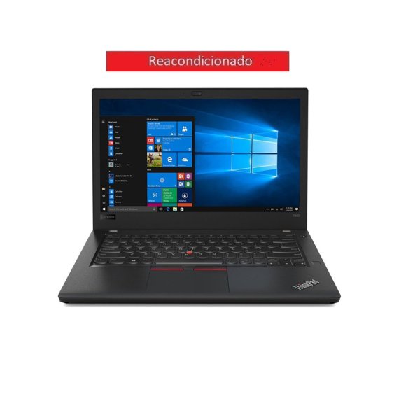 Laptop Lenovo T480- 14"- CORE I5 8VA- 16GB RAM- 256GB SSD- Reacondicionado.