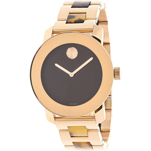 brown movado watch