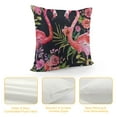 thumbnail image 4 of Nawypu Flamingos Throw Pillow Covers Set of  Tropical Leaves Flowers Birds Decorative Pillowcases Soft Cushion Covers for Sofa Couch Bed Home Decor,, 4 of 5