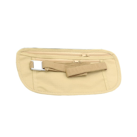Sonducket Riñonera Invisible Bolsas de transporte Paquete Contenedor Cartera de seguridad Anti-pérdida Color sólido Teléfono móvil Dinero Type6 NO6