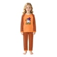 thumbnail image 3 of Halloween Pajamas Family Set - 2 piece Ghost Print Long Sleeve Tops + Pants Sets,Matching Pajamas for Family Holiday Night for 130 Pjs, 3 of 7