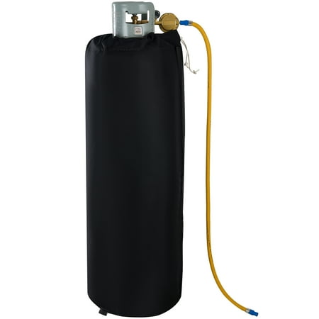 

SKYSHALO Gas Cylinder Insulation Wrap for 100 lbs Tanks 280W Heating Element Maintains Max 90 ℉ with Built-in Thermostat Crafted from Water-Resistant Oxford Material UL/FCC Certified