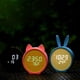 thumbnail image 4 of Reloj despertador LED creativo Reloj de madera para estudiantes Control de sonido Reloj despertador con forma de gato de dibujos animados JAMW Sencillez, 4 of 4