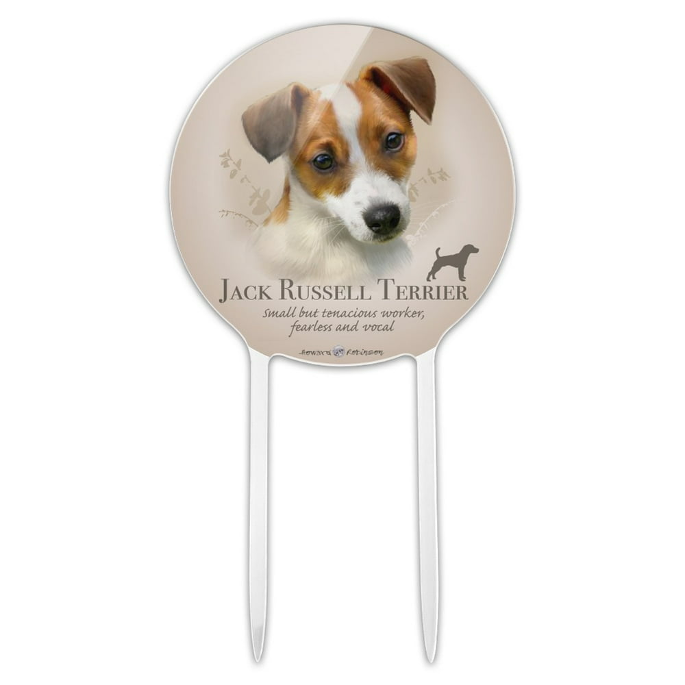 Acrylic Jack Russell Terrier Dog Breed Cake Topper Party Decoration for