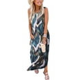 thumbnail image 3 of Vestido ANRABESS sin mangas con estampado floral largo XL, 3 of 6