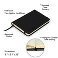 thumbnail image 3 of Simply Genius (12pk) A6 Mini Leatherette Cover Notebook, Lined, 3.7" x 5.7", 3 of 8