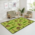 thumbnail image 4 of Crawling Indoor Carpet Play Mat Sloths and Crocodiles for Living Room Bedroom Educational Nursery Floor Mat Area Rug 72x48inch, 4 of 6