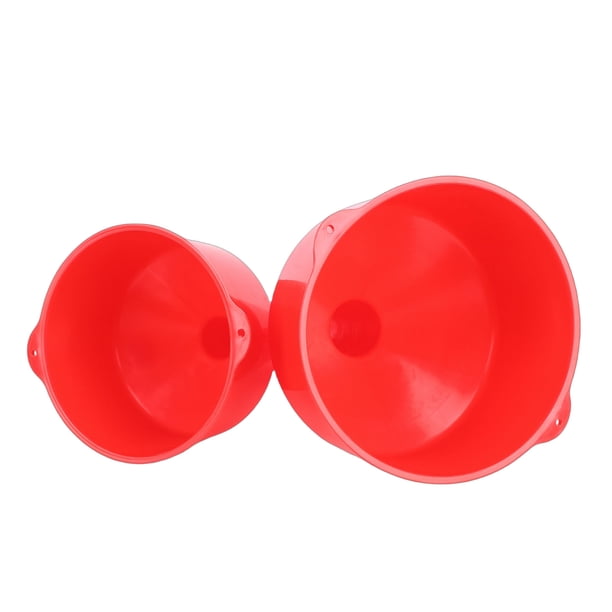 Embudo De Plástico De 2 Uds., Juego De Embudo De Cocina Multiusos De Boca Ancha De 2L Y 4L Para Llenado De Botellas De Transferencia De Líquidos