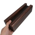 thumbnail image 2 of Shisuyan Full Length Mirror Stand 10 Inch Wooden Floor Mirror Holder Bracket Modern Artwork Rack Anti-slip Support For Dressing Mirror Picture Frames Display Mount Base Brown, 2 of 9