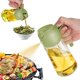 thumbnail image 3 of Lata de inyección de aceite de 470 ml, botella de aceite de cocina de vidrio 2 en 1 para el hogar, atomización atomizada, rociador de aceite de cocina para verter, 3 of 4
