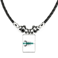 thumbnail image 1 of collar a mano colgante de cuerda de cuero Unbranded M, 1 of 3