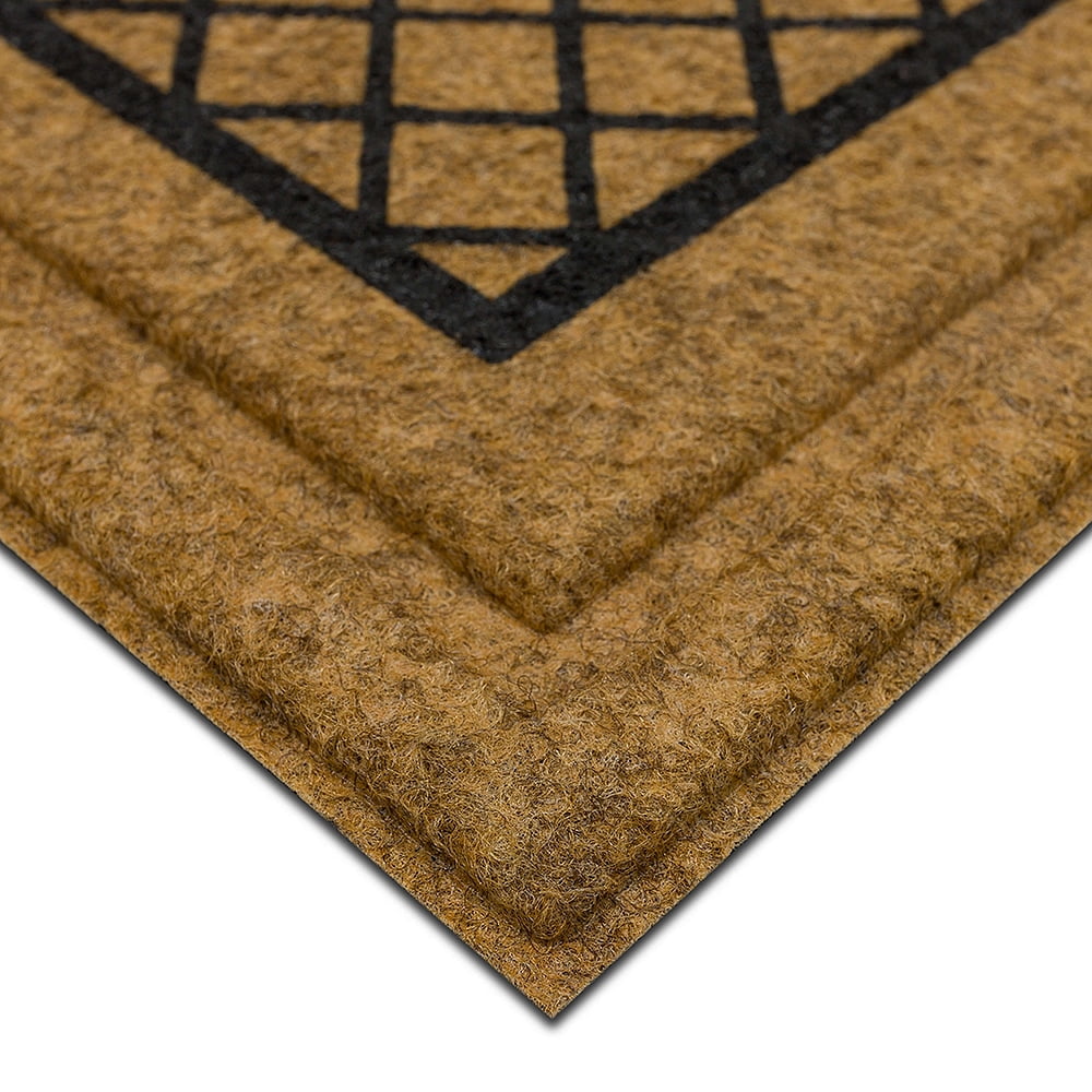 Mohawk Home Estate Elegance Outdoor Polyester Door Mat, Natural, 1' 6" X 2' 6"