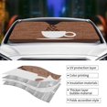 thumbnail image 5 of Disketp Windshield Sun Shade, Car Sun Shade For Front Window Coffee Cafe Cup Sunshades Sun Visor Protector Blocks Uv Rays Foldable, 5 of 9