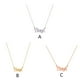 thumbnail image 3 of Qarigey Mujer Letras Collar Cadenas Colgante Moda Collares Cuello Decoración Decoraciones Damas Joyería para Fiesta Joyas Ropa, zapatos y accesorios Miscelánea Oro rosa Qarigey AP015283-03, 3 of 6