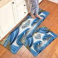 thumbnail image 3 of YIMEIS Valentine's Day Dolphin Kitchen Mat Rug Set - 3 Pcs Perfect for Kitchen Counter, 16''*24''/20''*32''/47''*18'', Functional for Decoration, 3 of 10