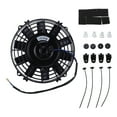 thumbnail image 2 of Engines Radiator Cooling Fan, Auto Parts 80W Straight Blade Pull Push Slim  For Intercooler For Transmission, 2 of 8