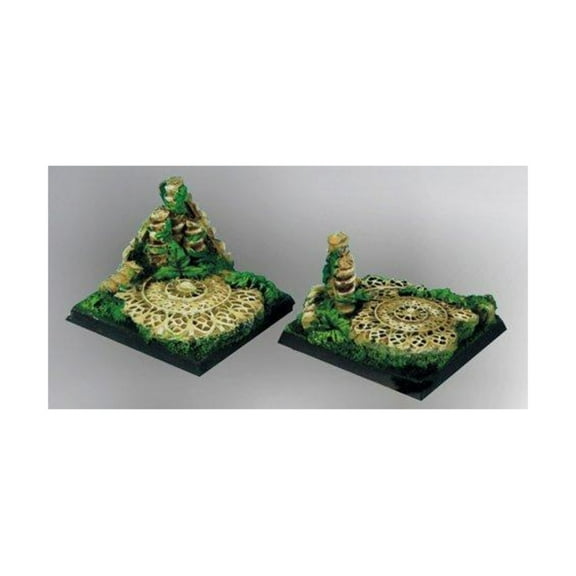 Scibor Monstrous Miniatures Elven Temple Ruins - 40mm Square Base #2 New