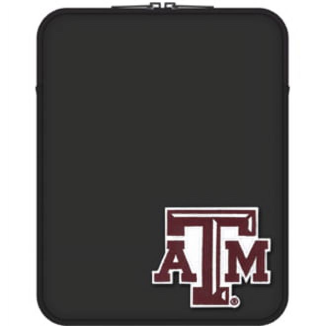 Centon Collegiate LTSCIPAD-TAM Carrying Case (Sleeve) Apple iPad Tablet - Black - Bump Resistant - Neoprene, Faux Fur Interior - Texas A&M University Logo