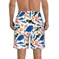 thumbnail image 3 of Naloa Cute Sea Animals Men's Beach Shorts, Surfing shorts, Swim trunks, Quick Dry Swim Trunks for Surfing Beach Fun - Large, 3 of 9