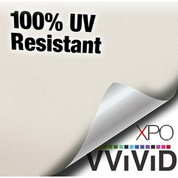 White Weatherproof Marine Grade Fabric Vinyl Sticker Faux Leather