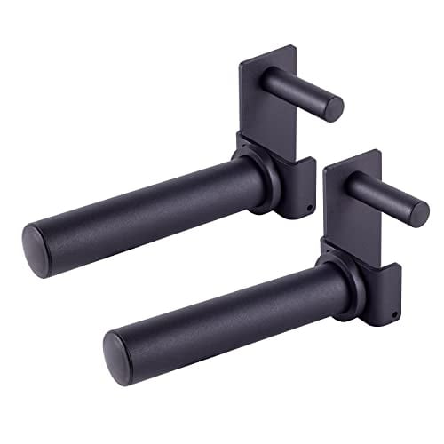 AmStaff Olympic Weight Plate Holder for Power & Squat Racks – Available 2x2 – 2.5x2.5 – 3x3 Inch Tube Sizes – 9-inch Weight Plates Horn Storage