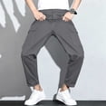thumbnail image 5 of PNTUTB Chino Pants for Mens Straight Leg Trousers Basic Classic Office Workwear Daily Casual Loose Comfort Pants with Multiple Pockets, 5 of 7