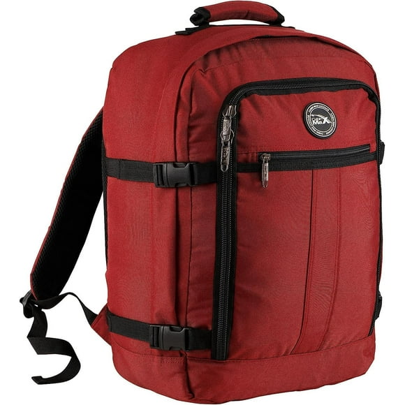 Cabin Max Metz 30L Travel Bag 18x14x8inch (45x36x20cm)-Backpack/Weekender Bag Ideal Underseat Carry on Luggage Fits Southwest Airlines and Many More (Oxide Red)