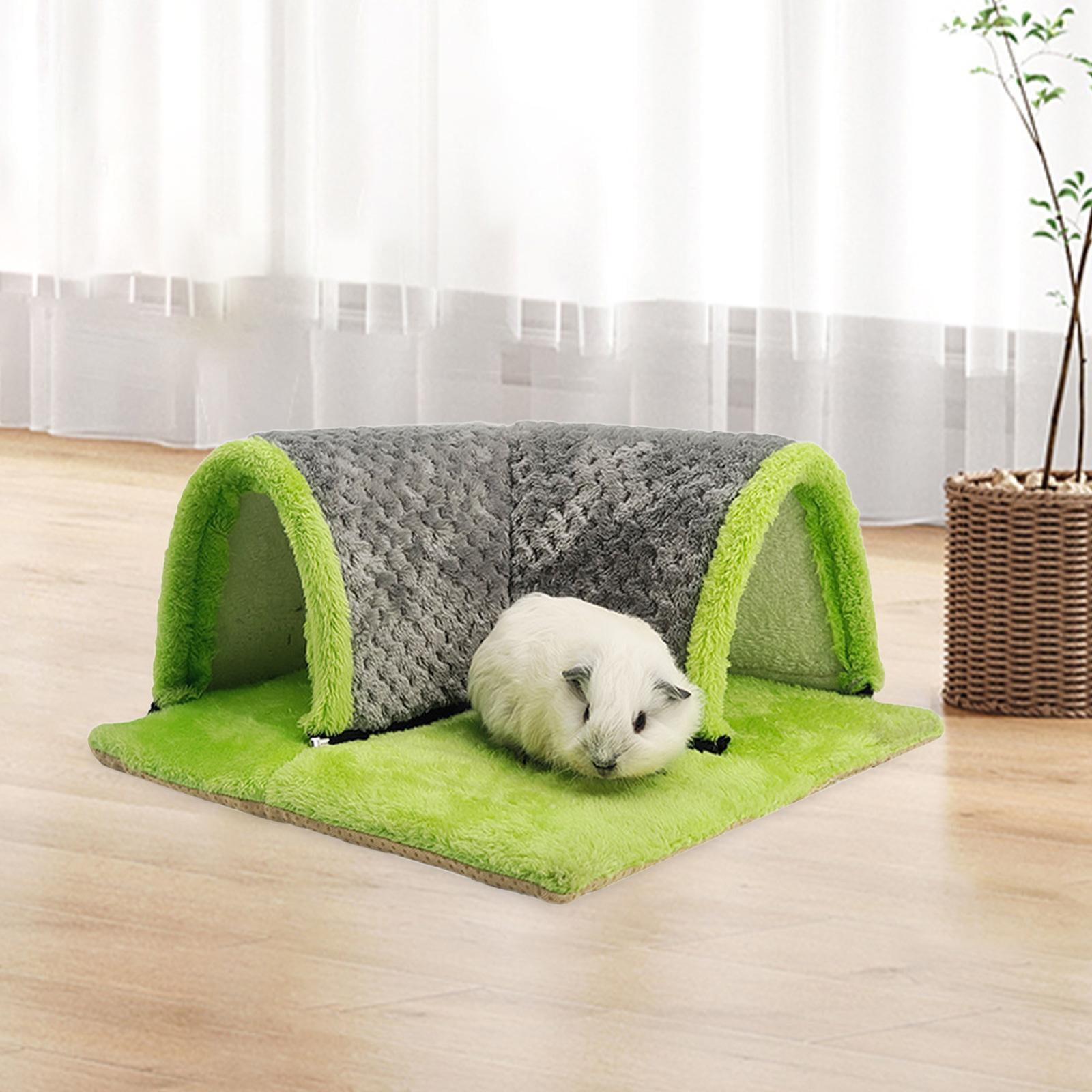 oshhnii 2 piece Guinea Pig Hideout Portable Small Animals Tunnel for Chinchilla Rat