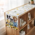 thumbnail image 6 of Table Runners 60 Inches Long Dress Scarves, Spring Dog Farmhouse Kitchen/Dining Table Runner, Small Coffee Tablerunners, Sunflower Daisy Botanical Vintage 13x60 Inch, 6 of 9