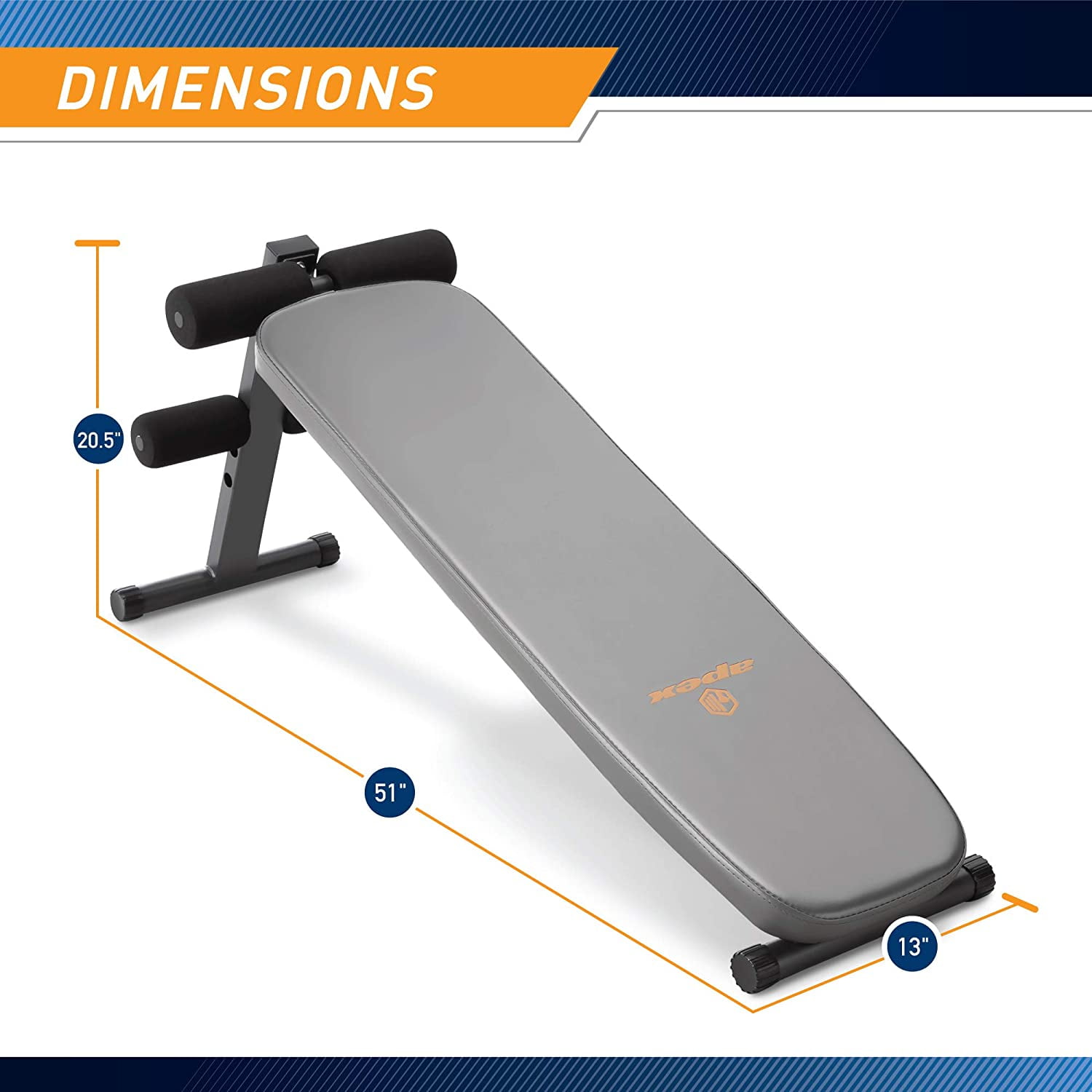 Sit Up Slant Board Bench Walmart