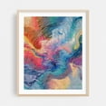 thumbnail image 2 of Soul-Driven Abstraction - Mixed Media Abstract Psychedelic Surrealism Modern Art Watercolor Geometric Unframed Wall Art Print 18 x 24 inches, 2 of 13
