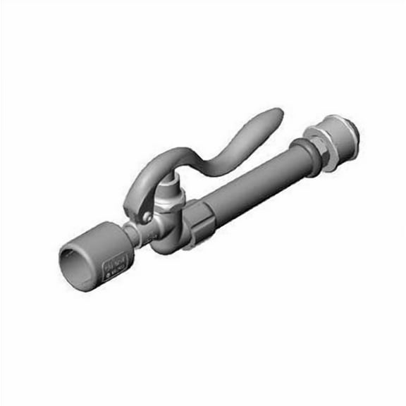 T&S Brass - Spray Valve, Gray Grip Handle & Swivel (1.07 GPM / 7.2 Oz-f @ 60 PSI)