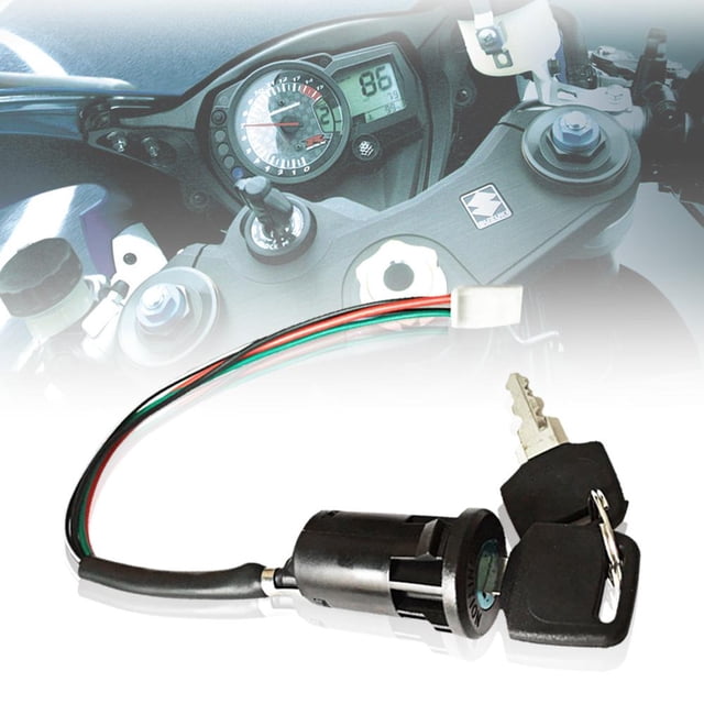 Llave de interruptor de encendido de motocicleta para Quad Honda Yamaha Suzuki Likrtyny Accesorios para autos y motos