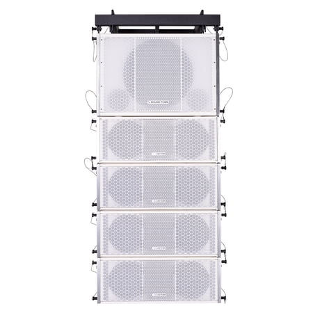 Sound Town ZETHUS Series Line Array Speaker System with One 15-inch Line Array Subwoofer  Four Compact 2 X 8-inch Line Array Speakers  White price history on PriceWatchPro