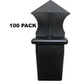 thumbnail image 2 of Fence Finials Insert High-Impact Polypropylene Black Finial Fence Topper (100ct -1/2 or 1 inch) - Made in The USA, 2 of 6