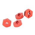 thumbnail image 3 of Adaptador de cubo hexagonal de rueda RC, piezas de acoplador hexagonal de aleación de aluminio para coche Traxxas E Revo 1/16 RC, 4 Uds., 3 of 8