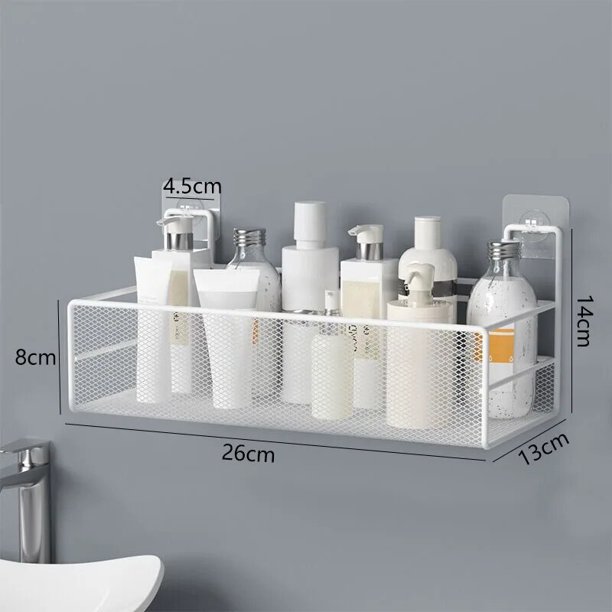 Estante de ducha moderno negro mate, estantes de esquina de baño, estante de pared de cocina, estante de almacenamiento de champú