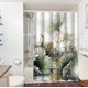 thumbnail image 3 of Cortina De Ducha Para Baño Con Estampado Abstracto De Plantas Y Flores, Cortina De Poliéster Impermeable Para Separar El Baño, Cortina De Puerta, 3 of 6