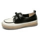 thumbnail image 2 of Zapatos casuales sin cordones de piel de vaca auténtica para mujer, primavera y verano 2022, planos de colores combinados, 2 of 5
