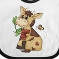 thumbnail image 4 of Inktastic Corky Cow Boys Baby Bib, 4 of 4